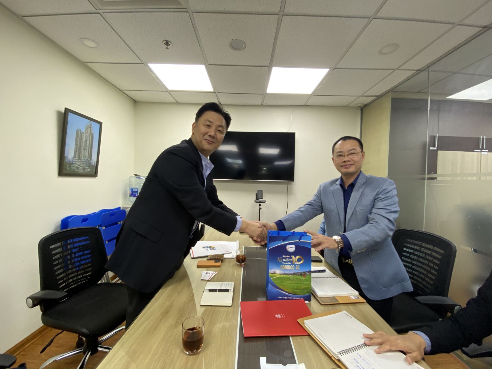 Coninco 3C tiếp đoàn lãnh đạo Công ty JAUD, Hàn Quốc