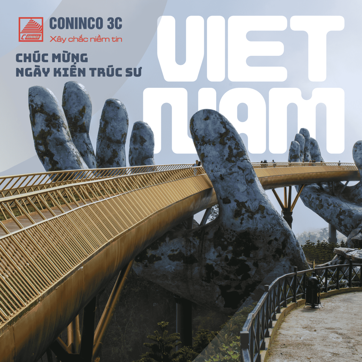 CONINCO 3C chúc mừng ngày Kiến trúc Việt Nam 27/4/2025