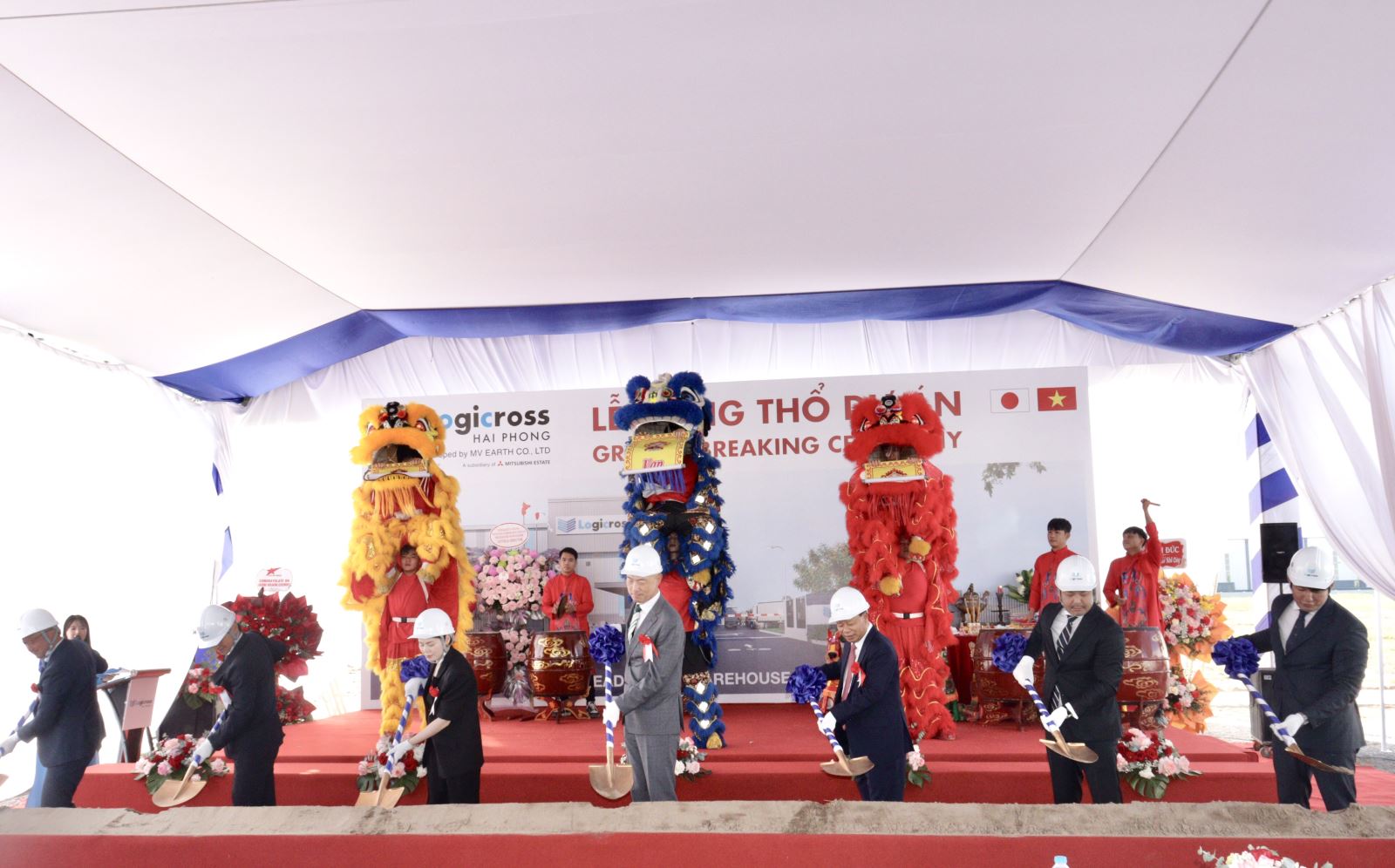 Groundbreaking Ceremony of the Logicross Hai Phong Project – Nam Dinh Vu Industrial Zone, Hai Phong City