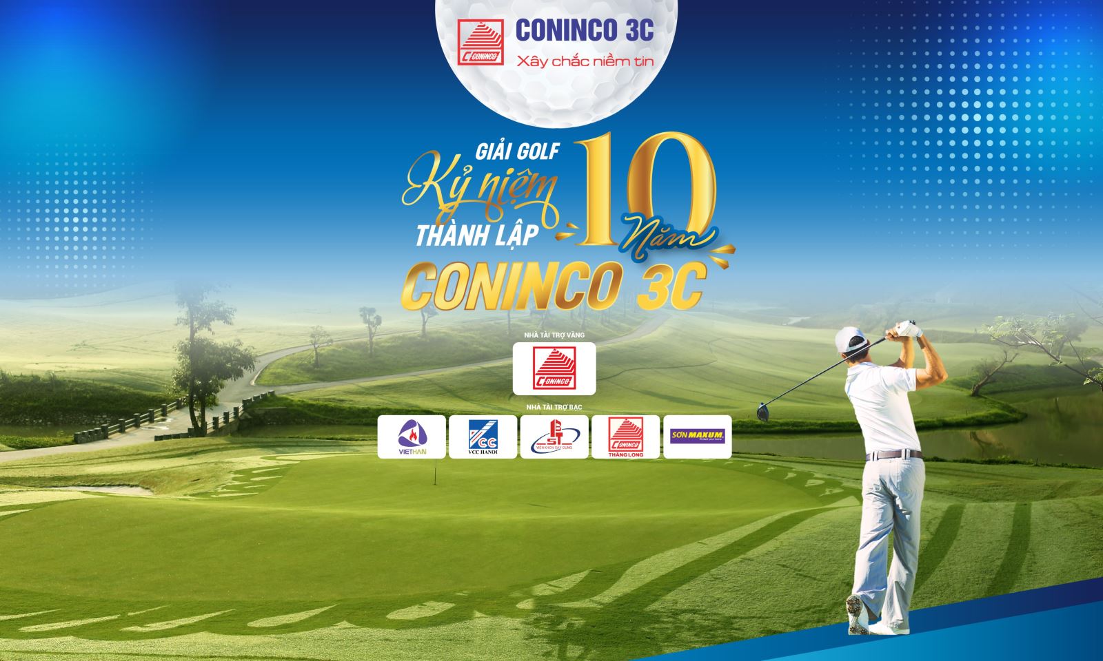 Giải Golf kỷ niệm 10 năm thành lập Coninco 3C- 2022